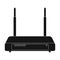 Router, single icon in black style.Router vector symbol stock illustration web.