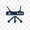 Router vector icon isolated on transparent background, Router t