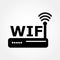 Router and Wi fi icon