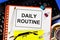 Daily routine-rationally constructed mode of life, taking into account the necessary and possible conditions, provides a high