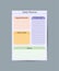 Daily Routines planner template minimalist planners Business organizer page