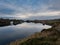 Rovaer in Haugesund, Norway - januray 11, 2018: Beautiful picture of the sea, sky and landscape, and the strait between