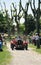 Rovato/Italy - May 21, 2017: Classic Cars arriving on the final stage of the Mille Miglia in Italy
