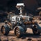 rover on Mars, on the red planet, generative ai