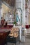 Rovinj, Croatia - August 30, 2007: Interior of the church of St. Euphemia, which is towering at the center of old town of Rovinj