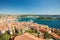 Rovinj, Istria, Croatia. Aerial shot.