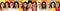 Row Of Beautiful Portraits With Happy Multiethnic Women, Colorful Backgrounds