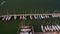 Row of beautiful white yachts moored at pier, luxury water transport, Venice