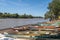 Row Boats at Tigre Delta - Tigre, Buenos Aires Province, Argentina