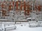 Row of buildings near Washington Square Park, NYC