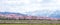 Row of cherry trees blooming near Funakawa river