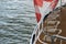 Row Deckchairs Stern Cruise Liner Swiss Flagpole Rhine Vacation Background