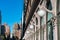 Row of Elegant Lights on an Old Building in NoHo New York City