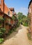 A Row of English Village Houses