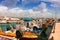 A row of fishing boats in a Cypriot harbor.