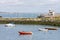 Row of fishing boats, Howth harbour, Ireland