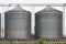 Row of granaries for storing wheat and other cereal grains, Agricultural Silo and kept production from agriculture