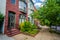 Row houses in Bolton Hill, Baltimore, Maryland