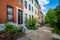 Row houses in Bolton Hill, Baltimore, Maryland