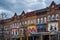 Row houses on Calvert Street in Charles Village, Baltimore, Maryland