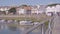 Row of houses in a coastal town