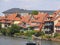 A row of houses on the riverside in Bamberg.