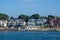 Row of luxury Houses at Sandbanks Poole