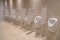 Row of modern Urinals