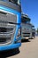 Row of New Euro 6 Volvo FH16 Trucks, Detail