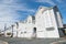 Row of new terrace style homes in real estate development