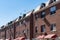 A Row of the Same Basic Brick Residential Buildings in Elmhurst Queens of New York City