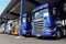 Row of Scania Trucks in Vehicle Storage