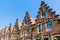 Row stepped gables in Haarlem, Netherlands