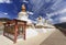 Row of stupas at the gate of Deqing city, Yunnan, China