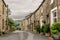 A row of terraced houses or cottages.