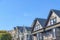 Row of townhouses with decorative exterior in San Francisco, California