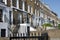 Row of typical London townhouses Chelsea