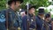 Row of Union Civil War soldiers