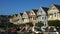 The row of victorian era houses, refered to as the painted ladies