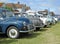 Row of vintage morris minors