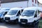 row of white maltese ambulance vans at rescue station, emergency services, transportation vehicle, samaritan christliche