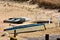 Rowboats abandoned on a beach