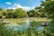 Rowboats at The Lake at Central Park in New York