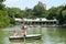 Rowboats at The Lake at Central Park in New York City