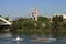 Rowers on the Guadalquivir river in Seville