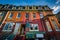 Rowhouses on I Street, in Washington, DC.