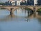 Rowing on the Arno river