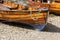 Rowing Boat on the pebbled shore