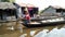 Rowing Boat at Tonle Sap Lake, cambodia