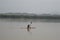 Rowing at Chandigarh City lake, India